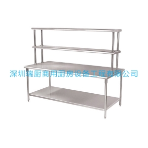 雙層平板工作臺(tái)帶上雙層架