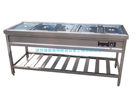 五格保溫售飯工作臺