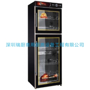 上下雙玻門門消毒保潔柜